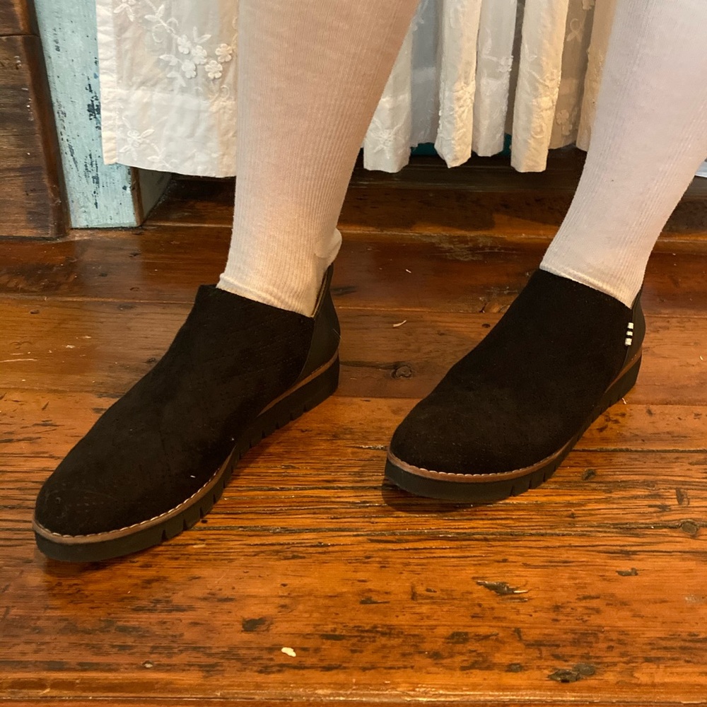 Dr Scholl’s black loafers/boots
